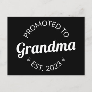 Gepritiseerd naar oma Est. 123 Briefkaart