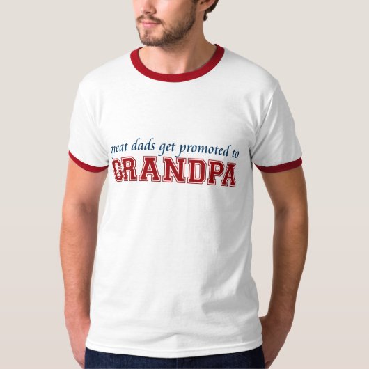 Gepritiseerd naar opa t-shirt (Voorkant)
