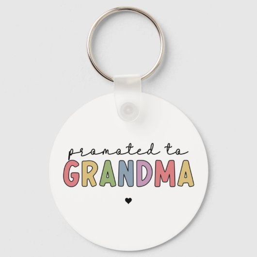 Gepritiseerd voor oma New Grandma om cadeaus te zi Sleutelhanger (Voorkant)