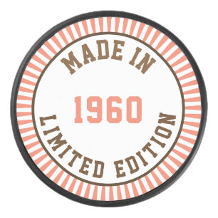 Geproduceerd in 1960 hockey puck
