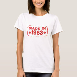 Geproduceerd in 1963 t-shirt