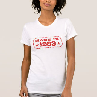 Geproduceerd in 1983 t-shirt