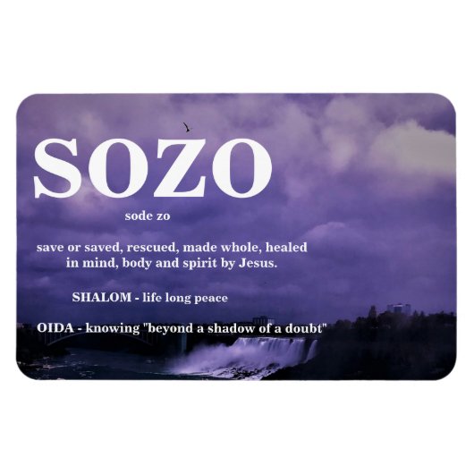 GEPRODUCEERDE GOD'S MAGNEET (Horizontaal)