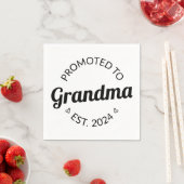 Gepromoveerd bij oma Est. 2024 I Servet (Insitu)