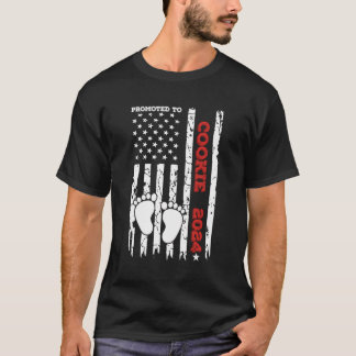 Gepromoveerd naar Cookie EST2024 USA Flag Baby sho T-shirt