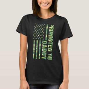 Gepromoveerd naar Daddy 2022 Eerste keer Vaderdag T-shirt