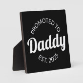 Gepromoveerd naar Daddy Est. 2025 I Fotoplaat (Voorkant)
