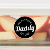 Gepromoveerd naar Daddy Est. 2025 I Labels (Aangebracht)