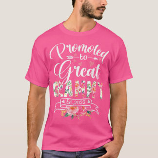 Gepromoveerd naar Great Grammy Est 2022 Floral Fir T-shirt