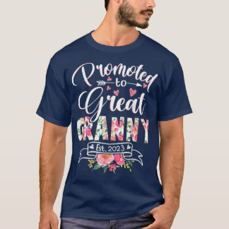 Gepromoveerd naar Great Granny Est 2023 Floral Fir T-shirt