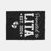 Gepromoveerd naar LITA 2024 voor zwangerschapsverl Fleece Deken (Voorkant (Horizontaal))