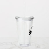 Gepromoveerd naar mama Est. 2025 I Acryl Drinkbeker (Rechts)