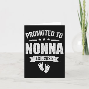 Gepromoveerd naar Nonna EST 2025 Moederdag eerste  Kaart