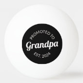 Gepromoveerd naar opa Est. 2024 I Pingpongballen (Achterkant)
