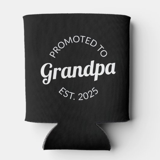 Gepromoveerd naar opa Est. 2025 I Blikjeskoeler (Achterkant)