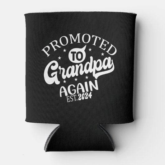 Gepromoveerd naar opa Opnieuw 2024 Nieuw Grandad G Blikjeskoeler (Voorkant)