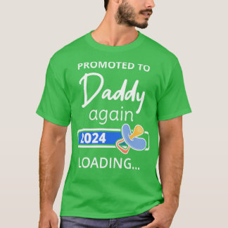 Gepromoveerd naar papa weer 2024 Laden I T-shirt