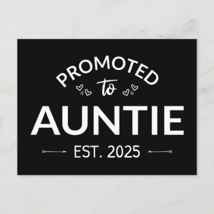 Gepromoveerd naar tante Est. 2025 II Briefkaart