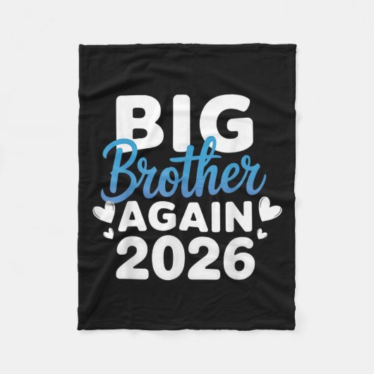 Gepromoveerd tot Big Brother Again 2026 T-shirt 3e Fleece Deken (Voorkant)