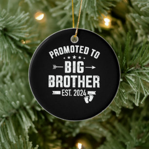 Gepromoveerd tot Big Brother est. 2024 Keramisch Ornament