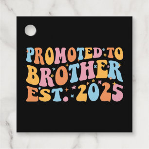 Gepromoveerd tot Broeder Est. 2025 III Bedankjes Labels