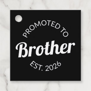 Gepromoveerd tot Broeder Est. 2026 I Bedankjes Labels