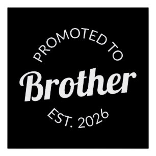 Gepromoveerd tot Broeder Est. 2026 I Perfect Poster