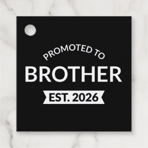 Gepromoveerd tot Broeder Est. 2026 II Bedankjes Labels