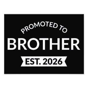 Gepromoveerd tot Broeder Est. 2026 II Foto Afdruk