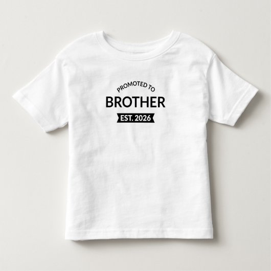 Gepromoveerd tot Broeder Est. 2026 II Kinder Shirts (Voorkant)