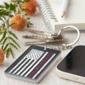 Gepromoveerd tot Dee-Dee Daddy First Time Dad Sleutelhanger (Voorkant Rechts)