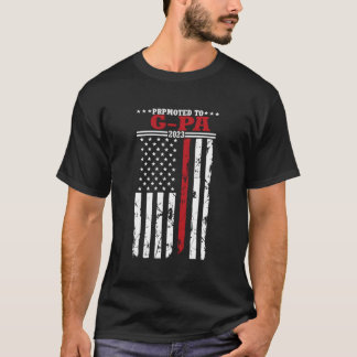 Gepromoveerd tot G-PA EST 2023 Vlag Amerikaanse G- T-shirt
