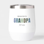 Gepromoveerd tot Grandpa EST 2025 | neutrale paste (Achterkant)
