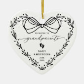 Gepromoveerd tot Grootouders Kerst Ornament (Voorkant)