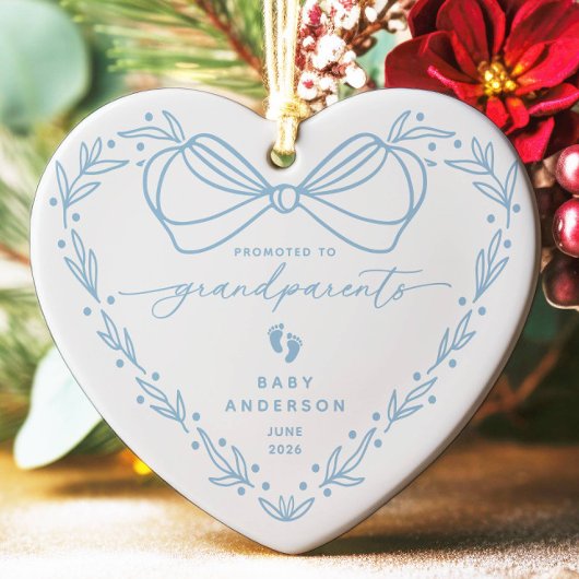 Gepromoveerd tot Grootouders Kerst Ornament