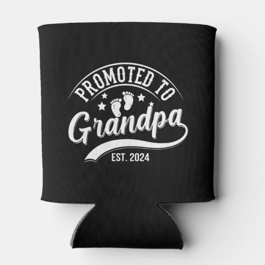 Gepromoveerd tot grootvader EST 2024 Blikjeskoeler (Achterkant)