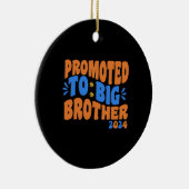 Gepromoveerd tot grote broer 2024, Big Brother Keramisch Ornament (Rechts)