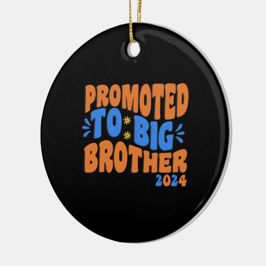 Gepromoveerd tot grote broer 2024, Big Brother Keramisch Ornament (Links)