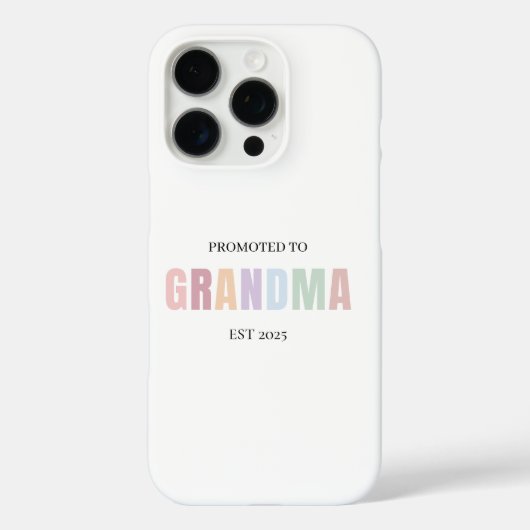 Gepromoveerd tot Oma EST 2025 Gift Case-Mate iPhone Case (Achterkant)