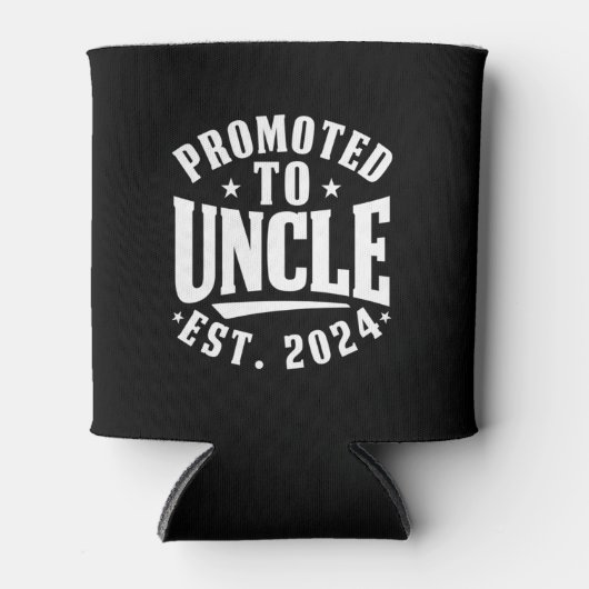 Gepromoveerd tot oom 2024 zwangerschap Aankondigin Blikjeskoeler (Voorkant)