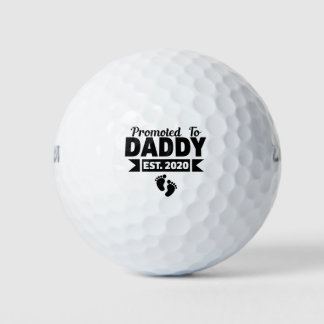 Gepromoveerd tot papa vaderdag cadeau golfballen