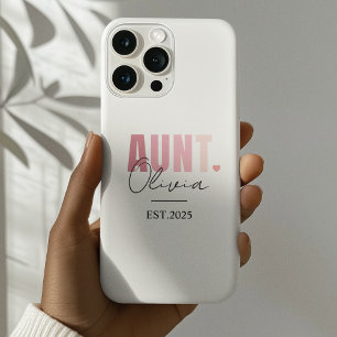 Gepromoveerd tot Tante Est 2025 Gepersonaliseerd iPhone 16 Pro Hoesje