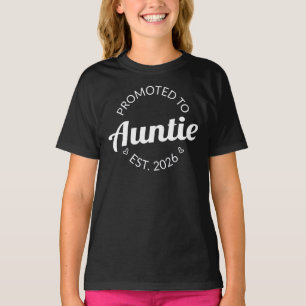 Gepromoveerd tot tante Est. 2026 I T-shirt
