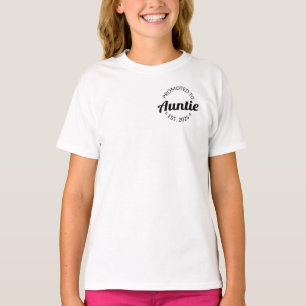 Gepromoveerd tot tante Est. 2026 I T-shirt