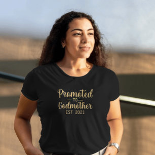 Gepromoveerd tot Typografie van de peetmoeder Aang Tri-Blend Shirt