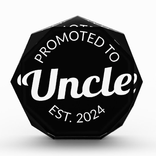 Gepromoveerd tot Uncle Est. 2024 I Fotoblokken (Voorkant)