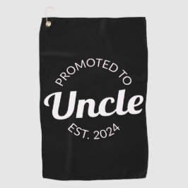 Gepromoveerd tot Uncle Est. 2024 I Golfhanddoek