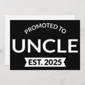 Gepromoveerd tot Uncle Est. 2025 II Aankondiging (Voorkant / Achterkant)