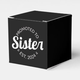 Gepromoveerd tot zuster Est. 2024 I Bedankdoosjes