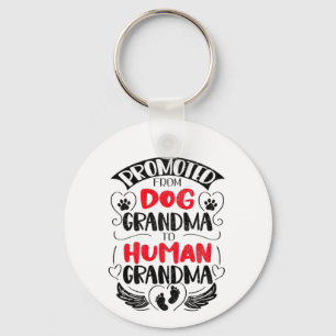 Gepromoveerd van Hond Oma Menselijke Oma, Poot Pri Sleutelhanger